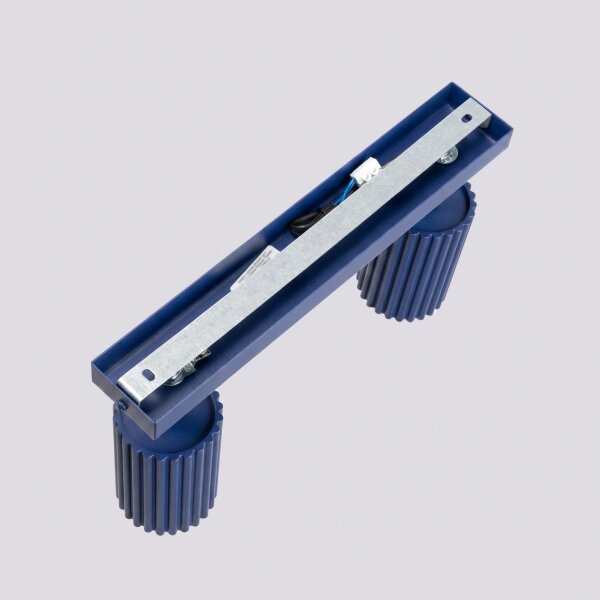 Deckenspot schwenkbar Aluminium Ultramarin GU10 L:30cm