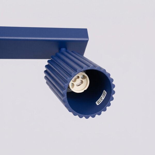 Deckenspot schwenkbar Aluminium Ultramarin GU10 L:30cm