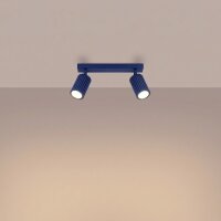 Deckenspot schwenkbar Aluminium Ultramarin GU10 L:30cm