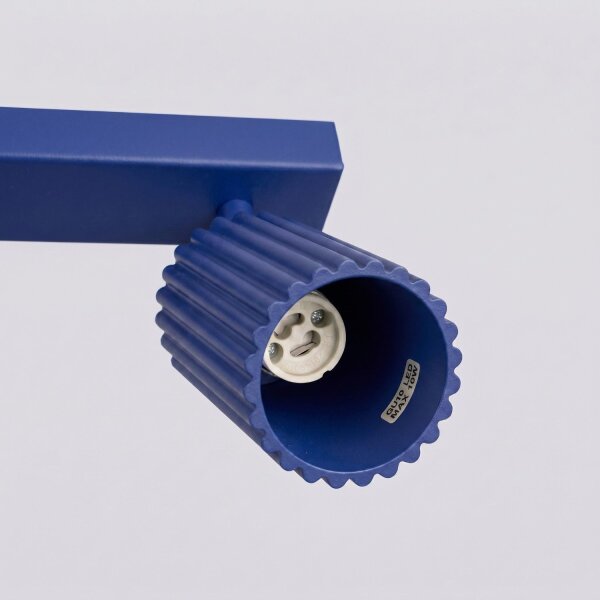 Deckenspot schwenkbar Aluminium Ultramarin GU10 L:45cm