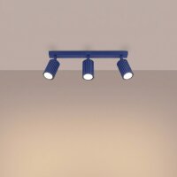 Deckenspot schwenkbar Aluminium Ultramarin GU10 L:45cm