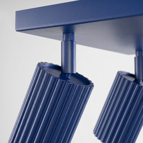 Deckenspot schwenkbar Aluminium Ultramarin GU10 B:25cm
