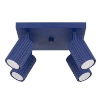 Deckenspot schwenkbar Aluminium Ultramarin GU10 B:25cm