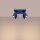 Deckenspot schwenkbar Aluminium Ultramarin GU10 B:25cm