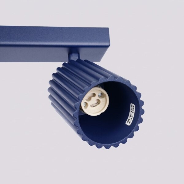 Deckenspot schwenkbar Aluminium Ultramarin GU10 117cm