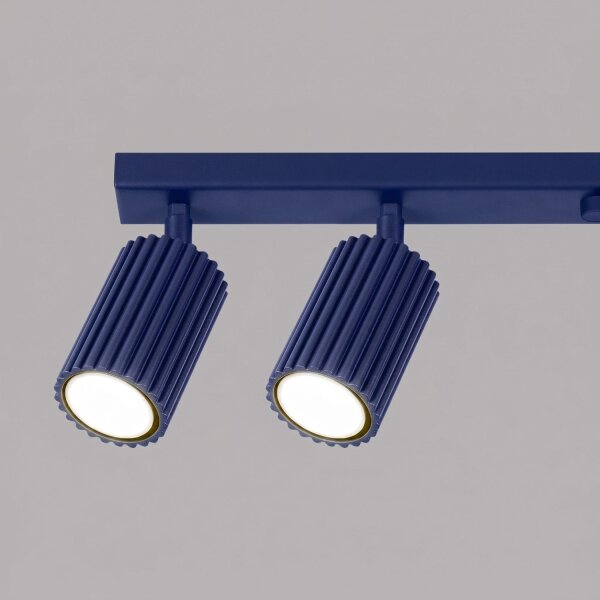 Deckenspot schwenkbar Aluminium Ultramarin GU10 117cm