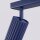 Deckenspot schwenkbar Aluminium Ultramarin GU10 117cm