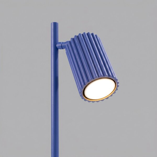 Tischlampe schwenkbar Aluminium Ultramarin GU10 19,5cm