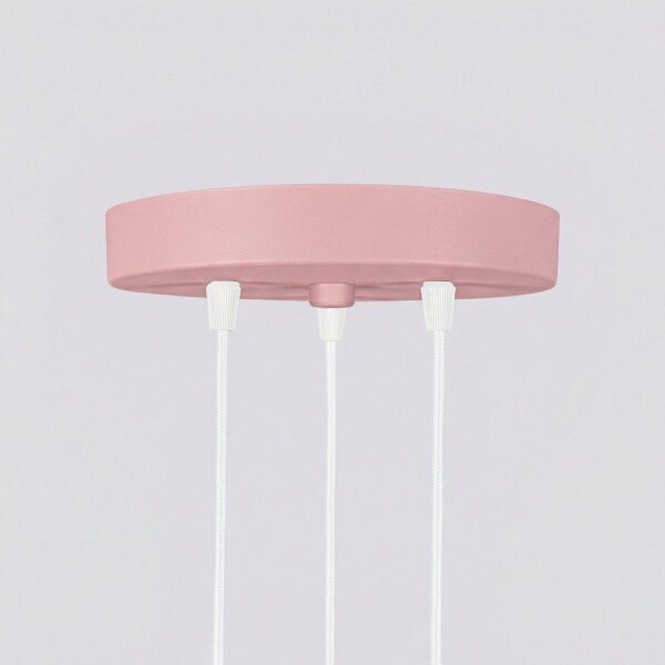Hängelampe höhenverstellbar Aluminium Rosa GU10 19,5cm