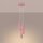 Hängelampe höhenverstellbar Aluminium Rosa GU10 19,5cm