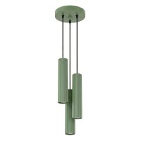 H&auml;ngelampe verstellbar Aluminium Salbei GU10 L:19,5cm