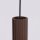 Hängelampe höhenverstellbar Aluminium Braun GU10 19,5cm