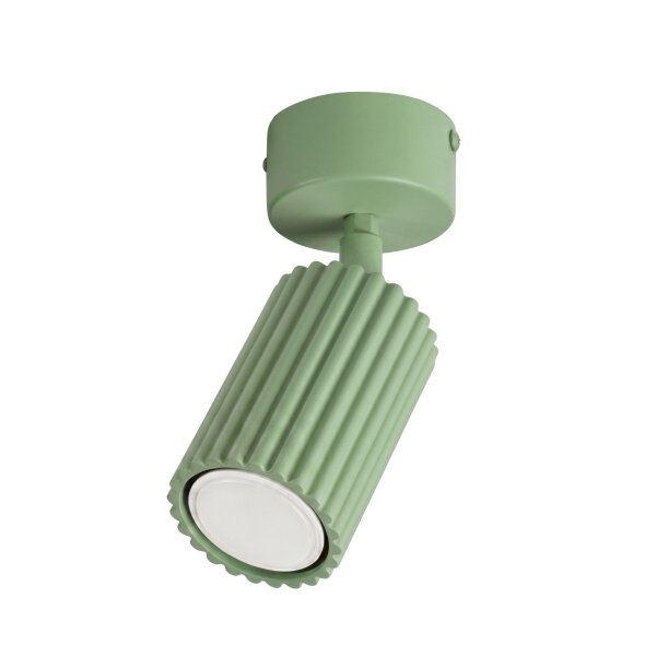 Deckenspot schwenkbar Aluminium Salbei GU10 B:6,5cm