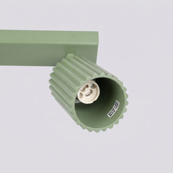 Deckenspot schwenkbar Aluminium Salbei GU10 L:30cm