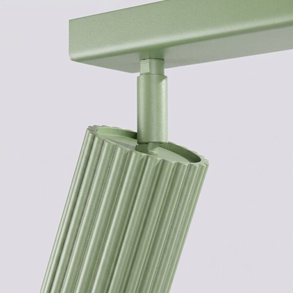 Deckenspot schwenkbar Aluminium Salbei GU10 L:30cm