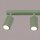 Deckenspot schwenkbar Aluminium Salbei GU10 L:45cm