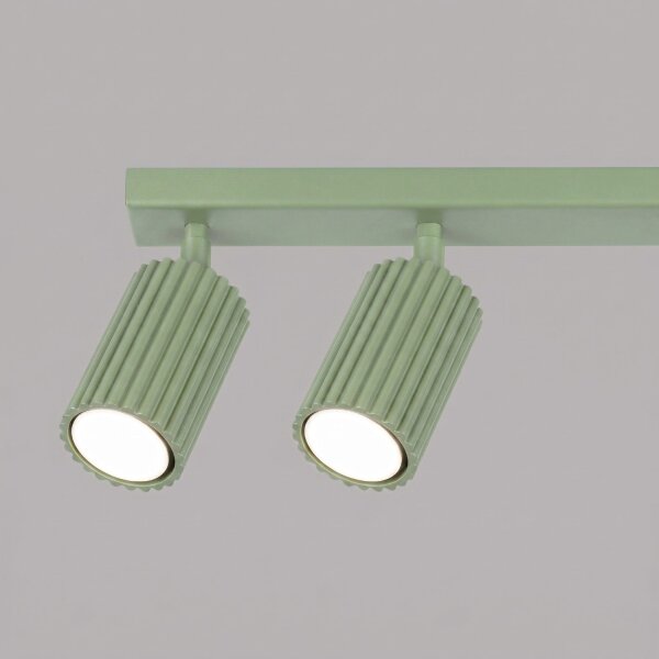 Deckenspot schwenkbar Aluminium Salbei GU10 L:117cm