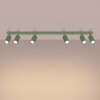 Deckenspot schwenkbar Aluminium Salbei GU10 L:117cm