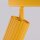 Deckenspot schwenkbar drehbar Aluminium Gelb GU10 45cm