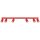 Deckenspot schwenkbar drehbar Aluminium Rot GU10 117cm