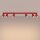 Deckenspot schwenkbar drehbar Aluminium Rot GU10 117cm