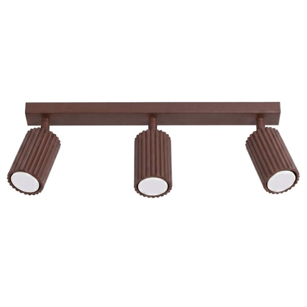 Deckenspot schwenkbar drehbar Aluminium Braun GU10 45cm