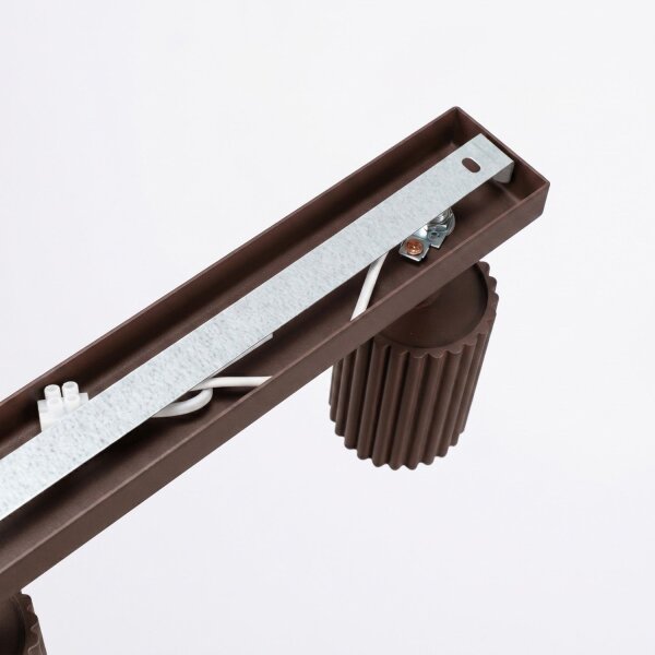 Deckenspot schwenkbar drehbar Aluminium Braun GU10 45cm