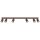 Deckenspot schwenkbar Aluminium Braun GU10 L:117cm