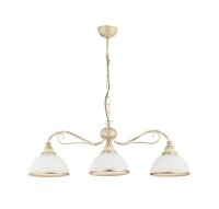 Pendelleuchte Wei&szlig; antik DELMARE Esstisch Lampe