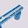 Deckenspot schwenkbar Aluminium Hellblau GU10 L:117cm