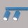Deckenspot schwenkbar Aluminium Hellblau GU10 L:117cm
