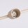 Hängelampe höhenverstellbar Aluminium Taupe GU10 122cm