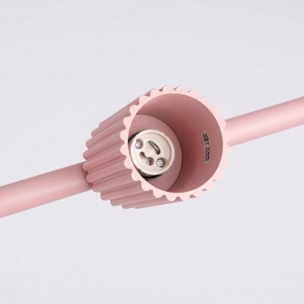 Hängelampe höhenverstellbar Aluminium Rosa GU10 L:122cm