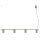 Hängelampe höhenverstellbar Aluminium Salbei GU10 122cm