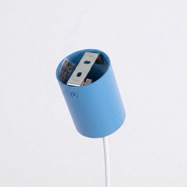 Hängelampe verstellbar Aluminium Hellblau GU10 L:122cm