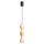 Pendelleuchte Holz Schwarz Natur GU10 Ø10cm rund Modern