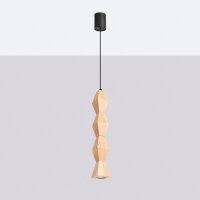 Hängelampe Holz Schwarz Skandinavisch GU10...