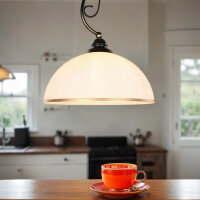 Hängelampe Glas Ø30cm Pendelleuchte Esstisch...