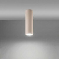 Deckenleuchte Stahl Taupe Modern GU10 L:6 cm rund