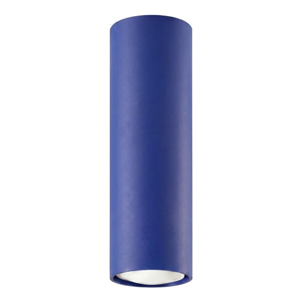 Deckenleuchte Modern Stahl Ultramarin GU10 B:6cm rund