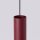 Pendelleuchte Stahl Burgund 3-flammig GU10 L:45 cm