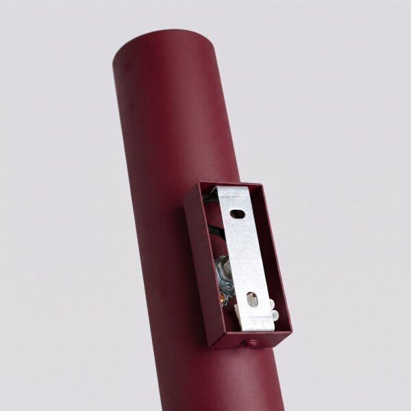 Wandlampe Up Down indirekt Stahl Burgund GU10 T:8cm