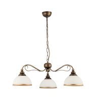 H&auml;ngeleuchte Shabby Braun DELMARE Esstisch Lampe