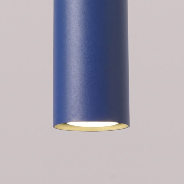 Pendelleuchte Stahl Ultramarin Modern GU10 L:8 cm