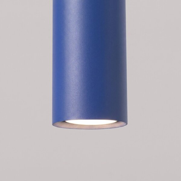 Hängelampe Stahl Ultramarin 3-flammig GU10 L:45 cm