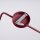 Wandlampe Stahl Burgund Schalter Stecker E14 B:14cm
