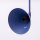 Wandlampe Stahl Ultramarin Schalter Stecker E14 T:61cm