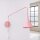 Wandleuchte Stahl Rosa Schalter Stecker E14 H:30cm