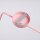 Wandleuchte Stahl Rosa Schalter Stecker E14 H:30cm