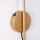 Wandlampe Stahl Gold Schalter E14 H:30 cm wohnlich